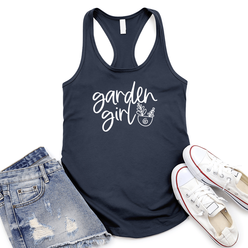 Garden Girl Women's Racerback Tank Top