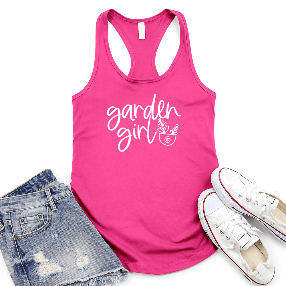 Garden Girl Women's Racerback Tank Top
