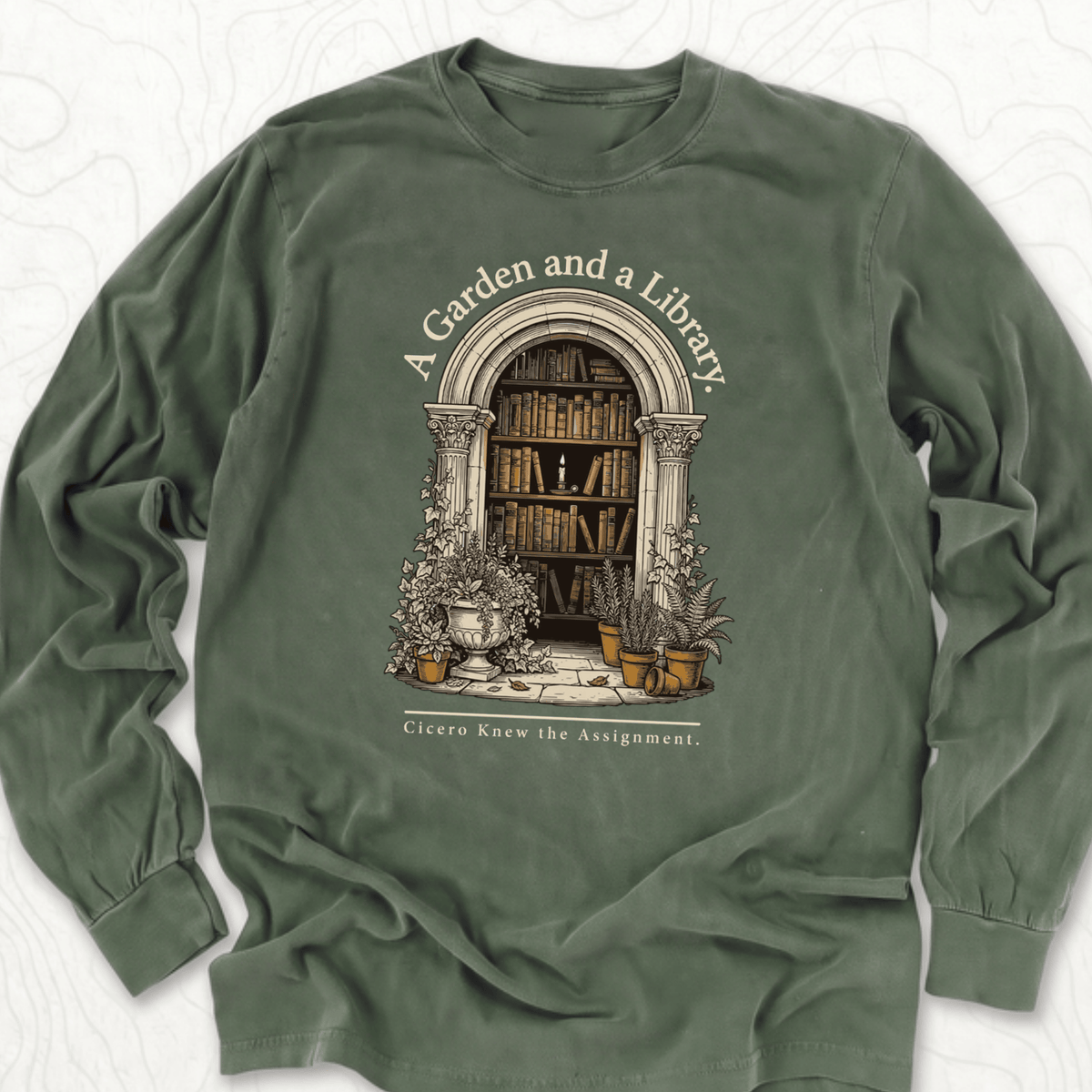 Garden Library LS T-shirt