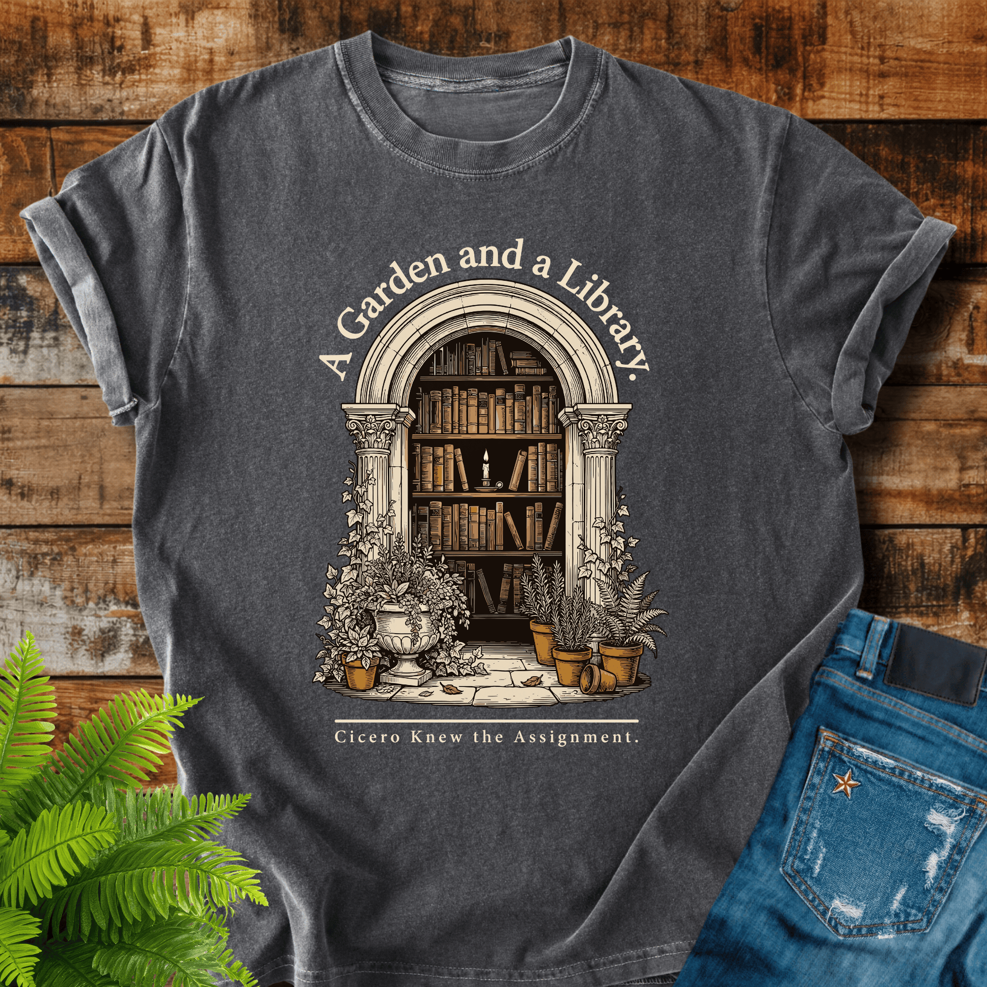 Garden Library T-shirt