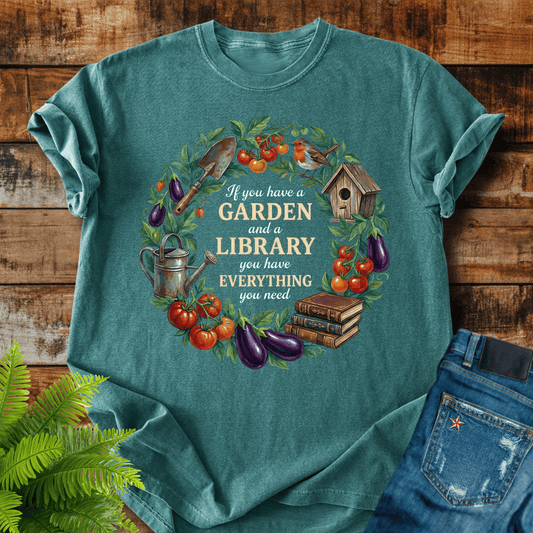 Garden Library T-shirt