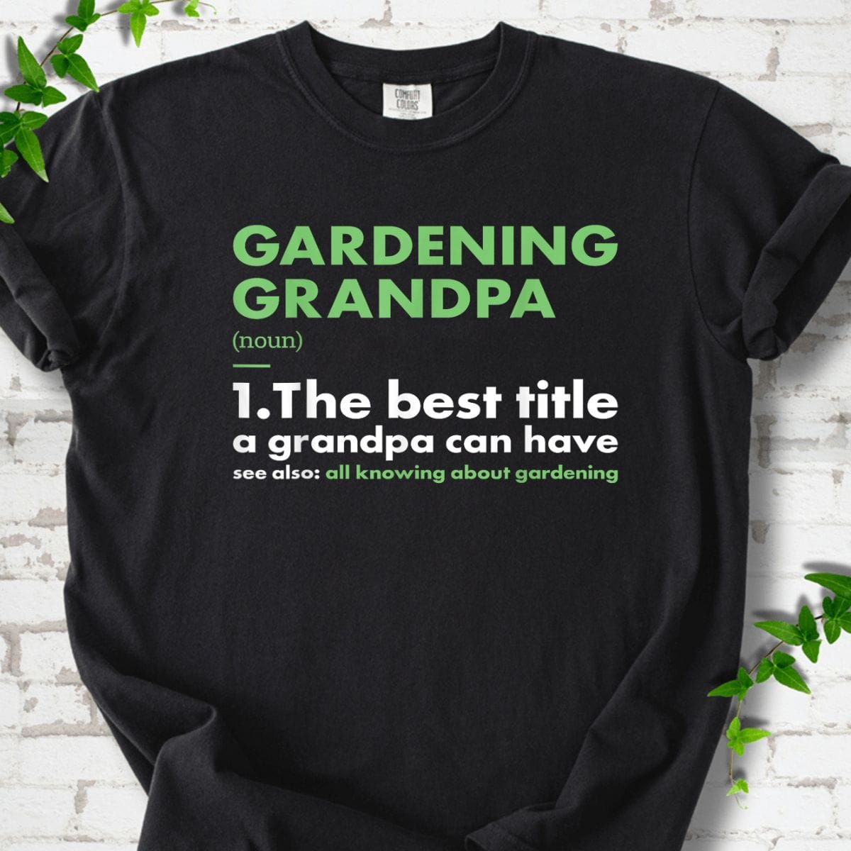 Gardener Grandpa Definition T-Shirt