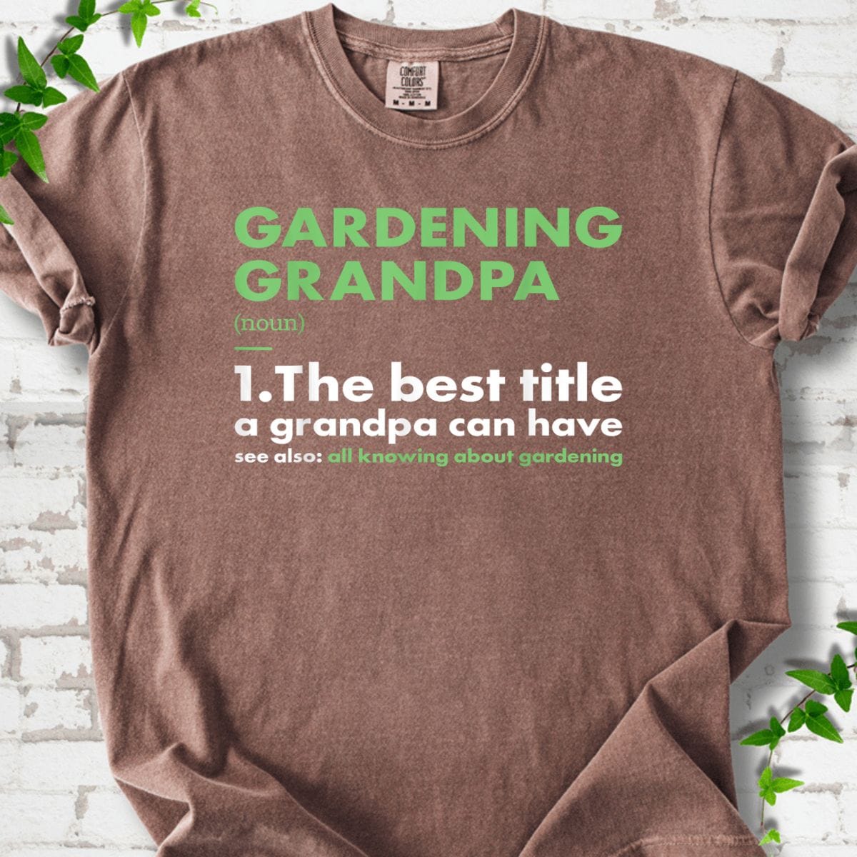 Gardener Grandpa Definition T-Shirt