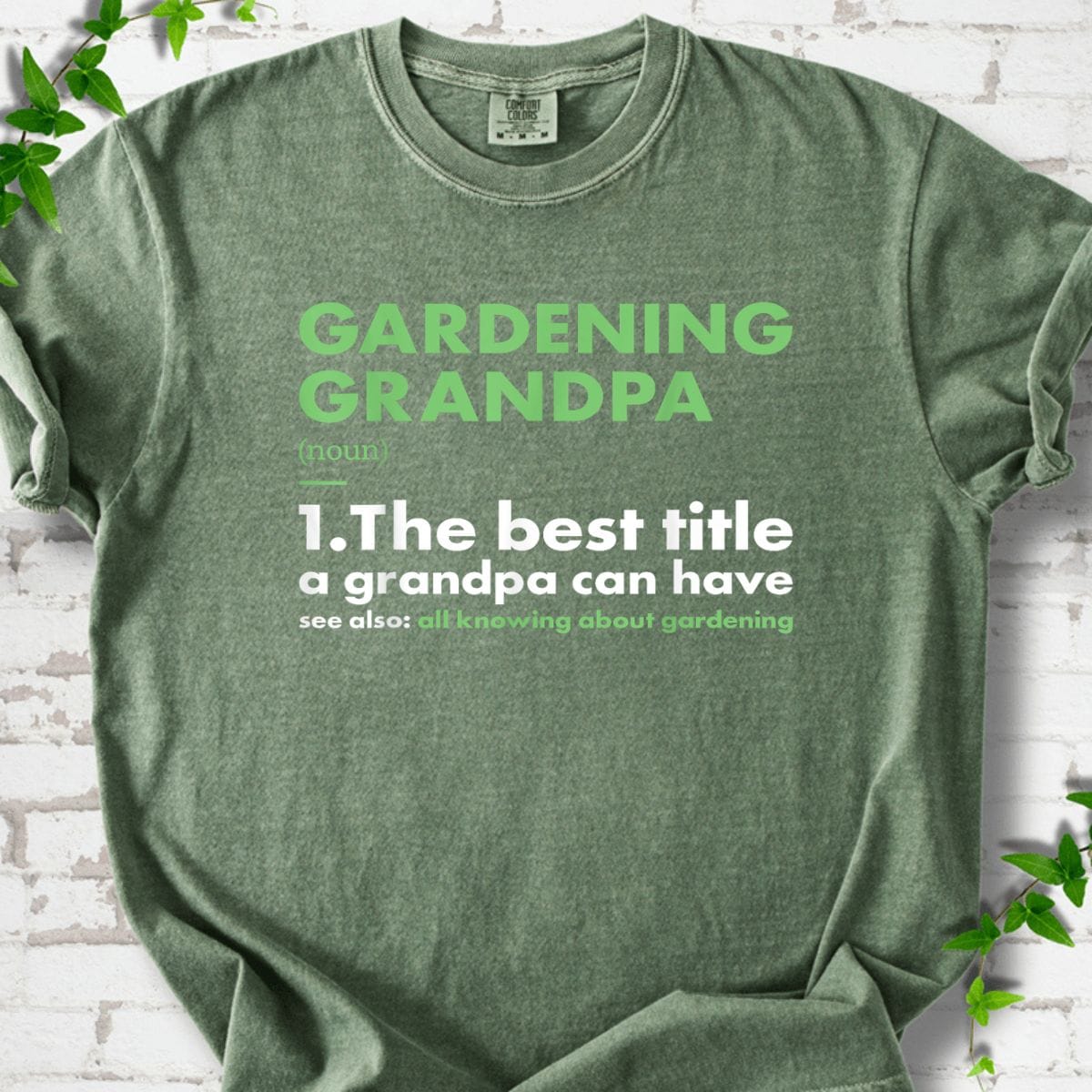 Gardener Grandpa Definition T-Shirt