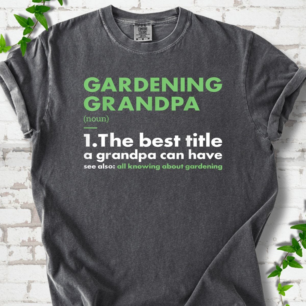 Gardener Grandpa Definition T-Shirt