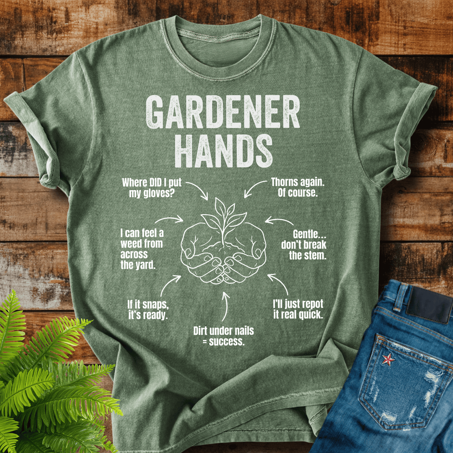 Gardener Hands T-shirt