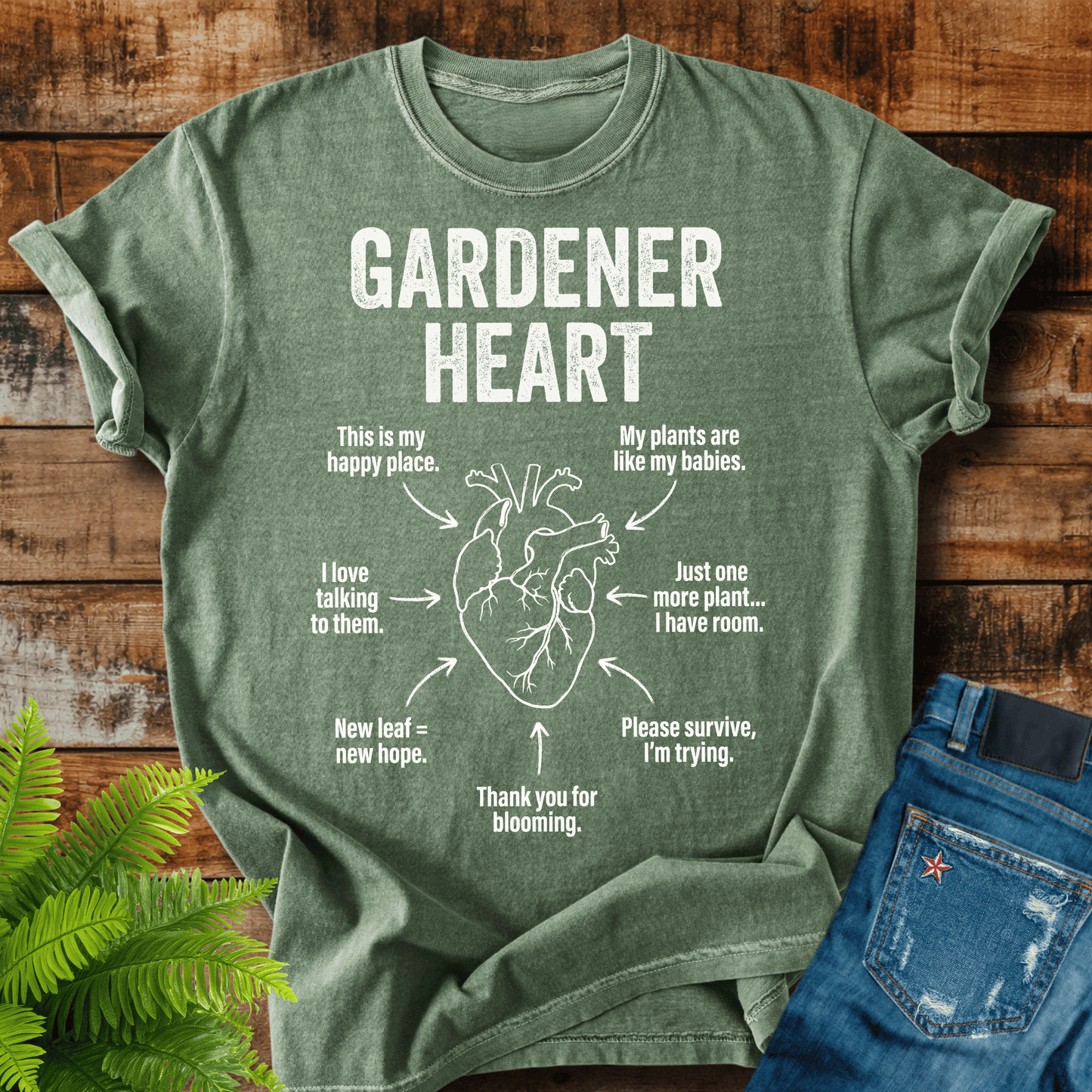 Gardener Heart T-shirt