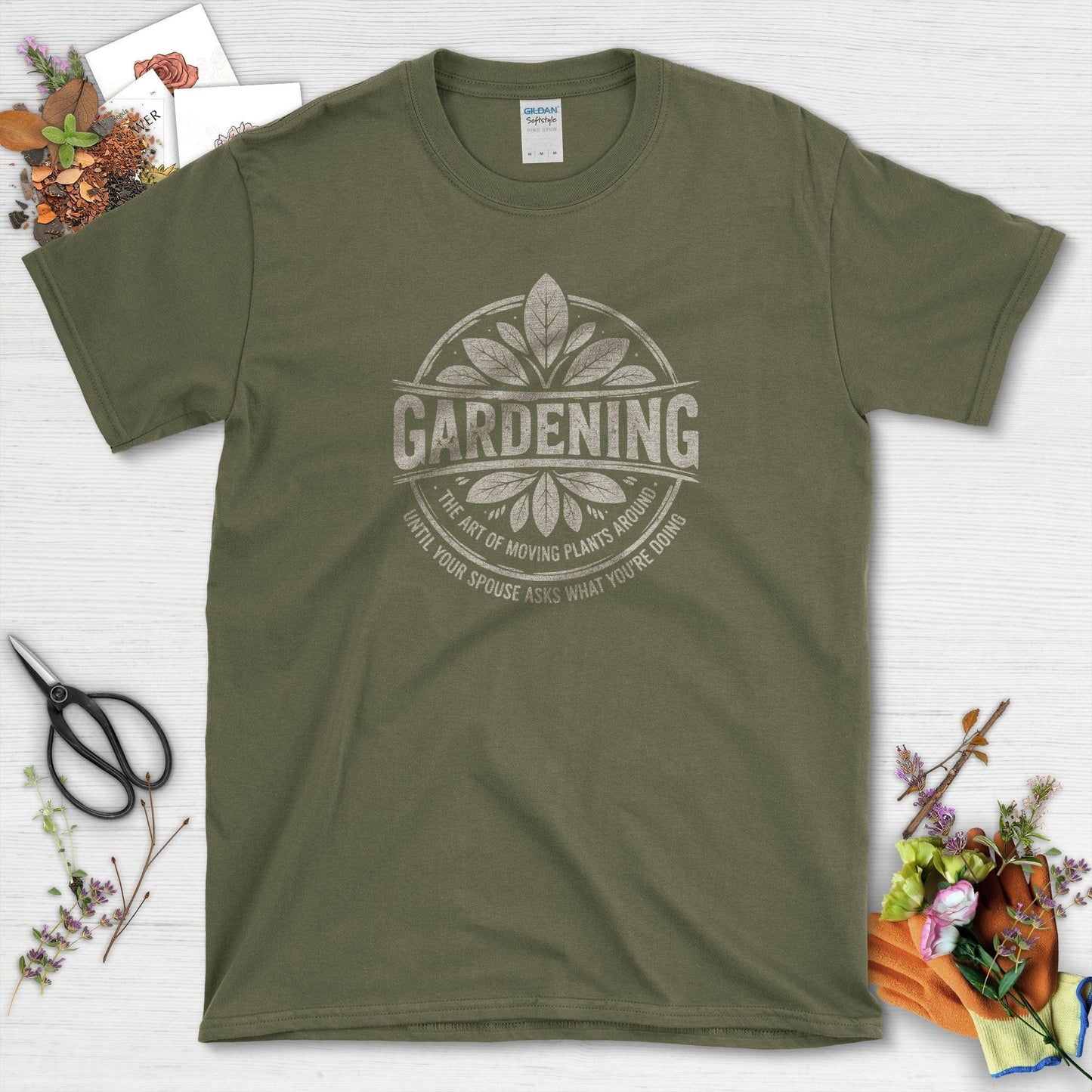 Gardening Art of Moving Plants T-Shirt