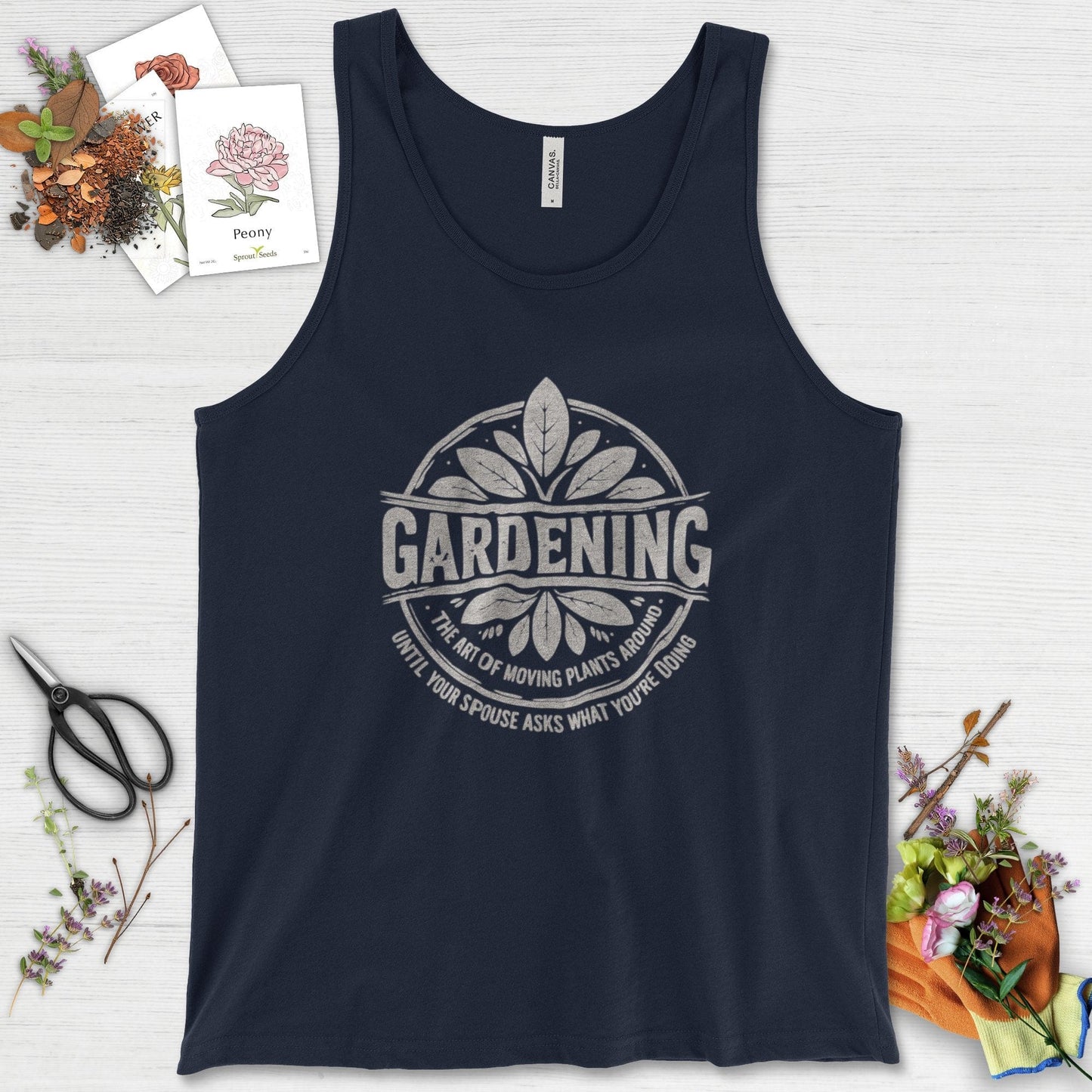 Gardening Art of Moving Plants Tank Top