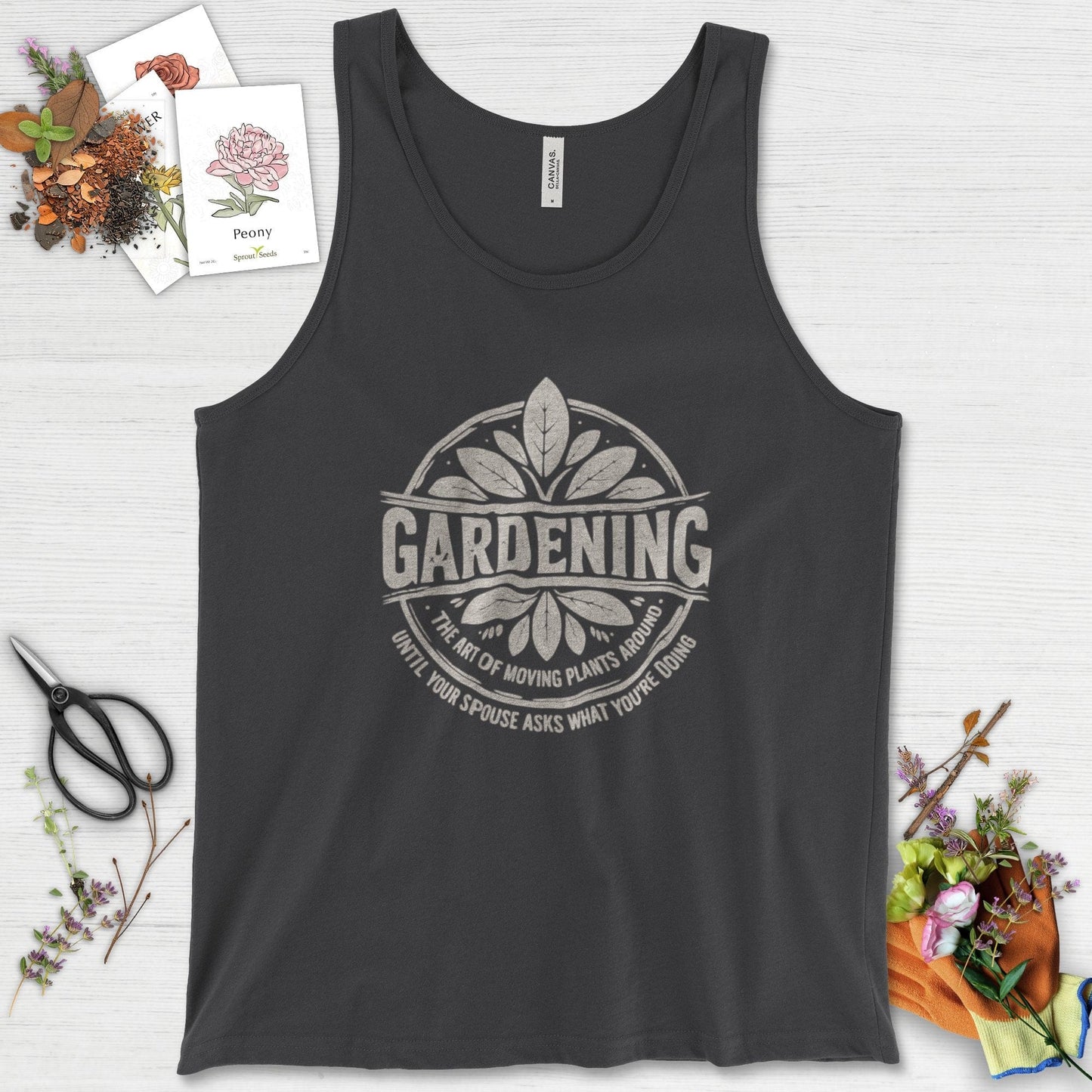 Gardening Art of Moving Plants Tank Top