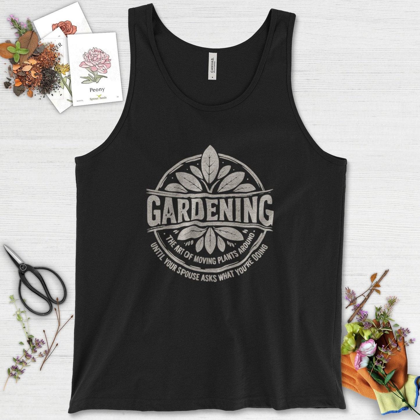 Gardening Art of Moving Plants Tank Top