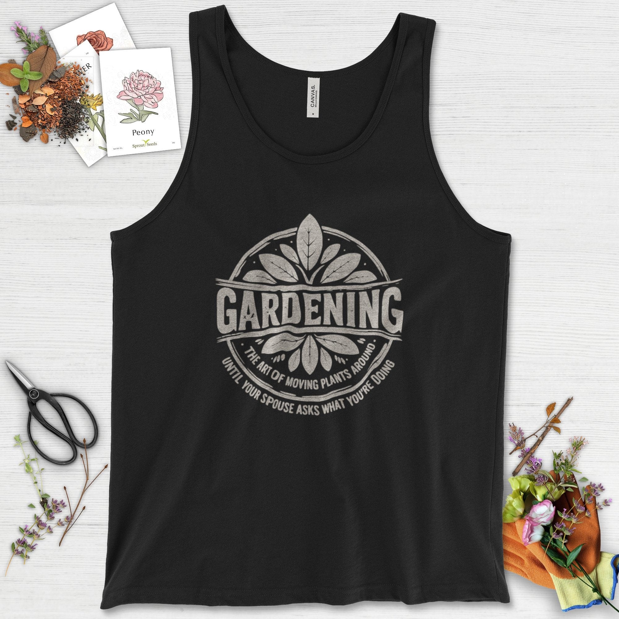 Gardening Art of Moving Plants Tank Top