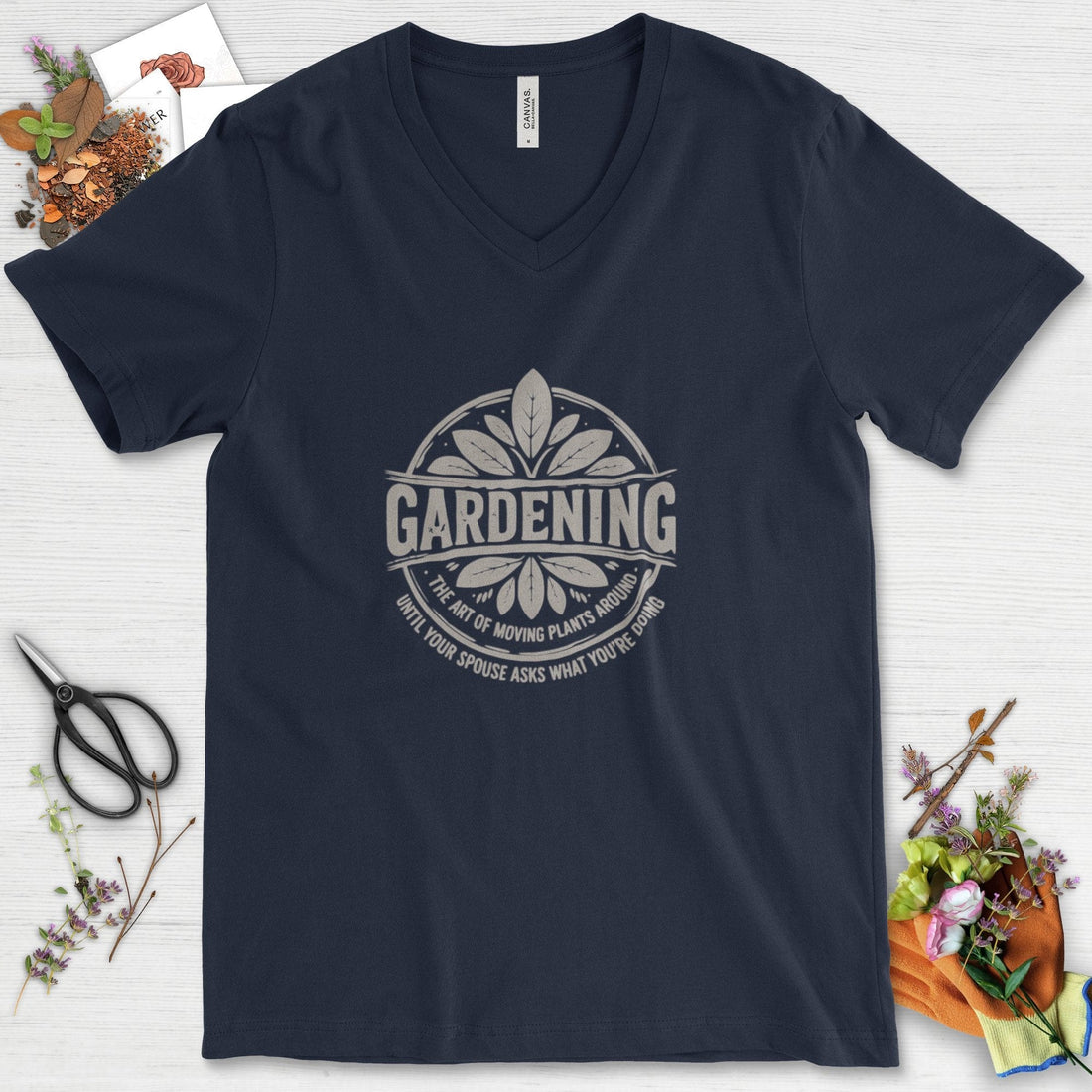 Gardening Art of Moving Plants V-Neck