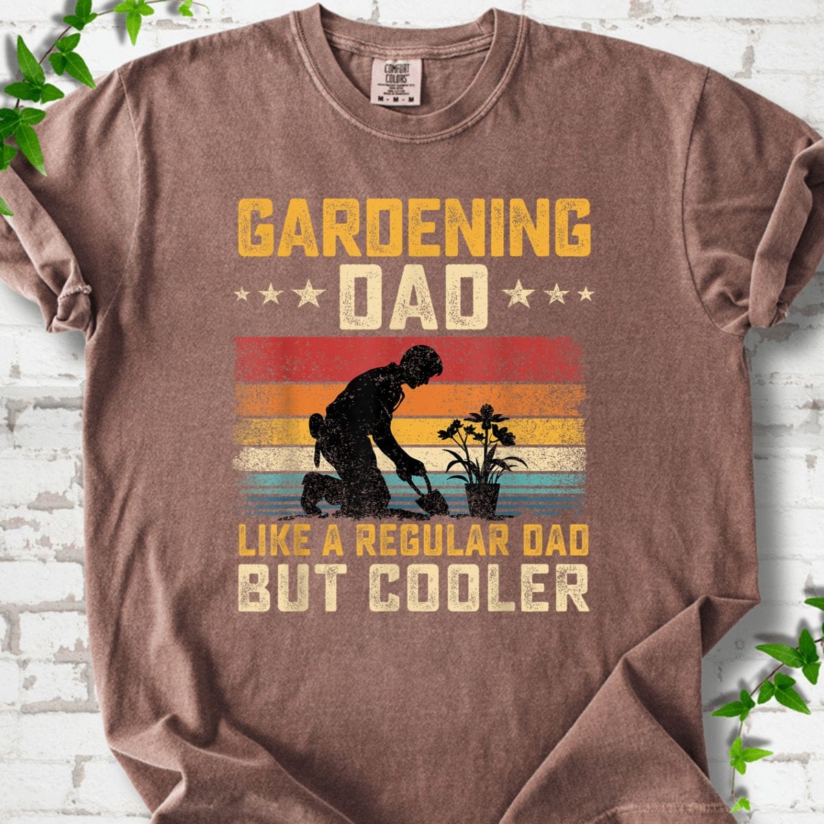 Gardening Dad Like Regular Dad But Cooler T-Shirt