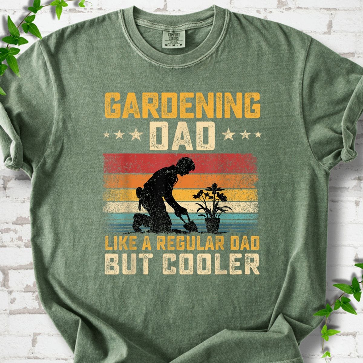 Gardening Dad Like Regular Dad But Cooler T-Shirt
