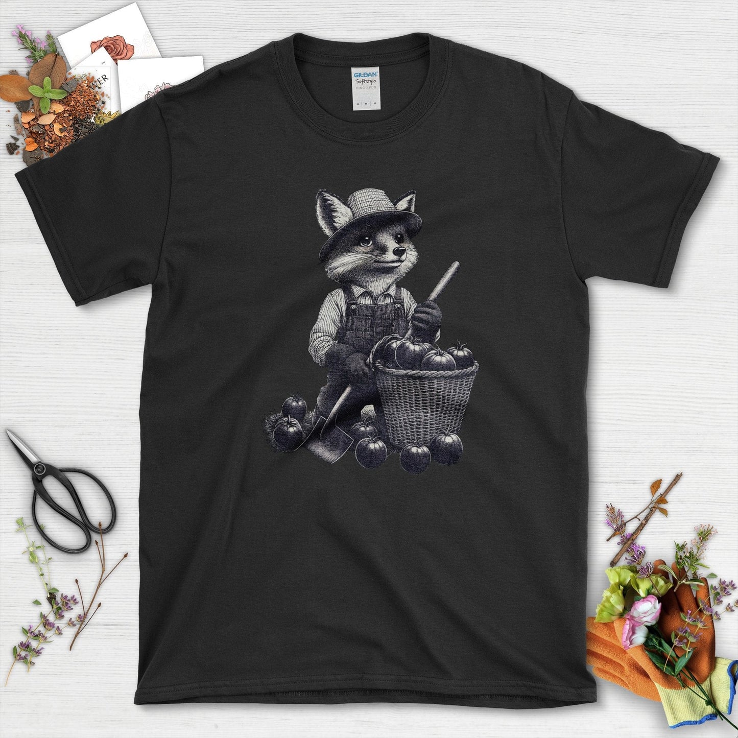 Gardening Fox Harvest T-Shirt