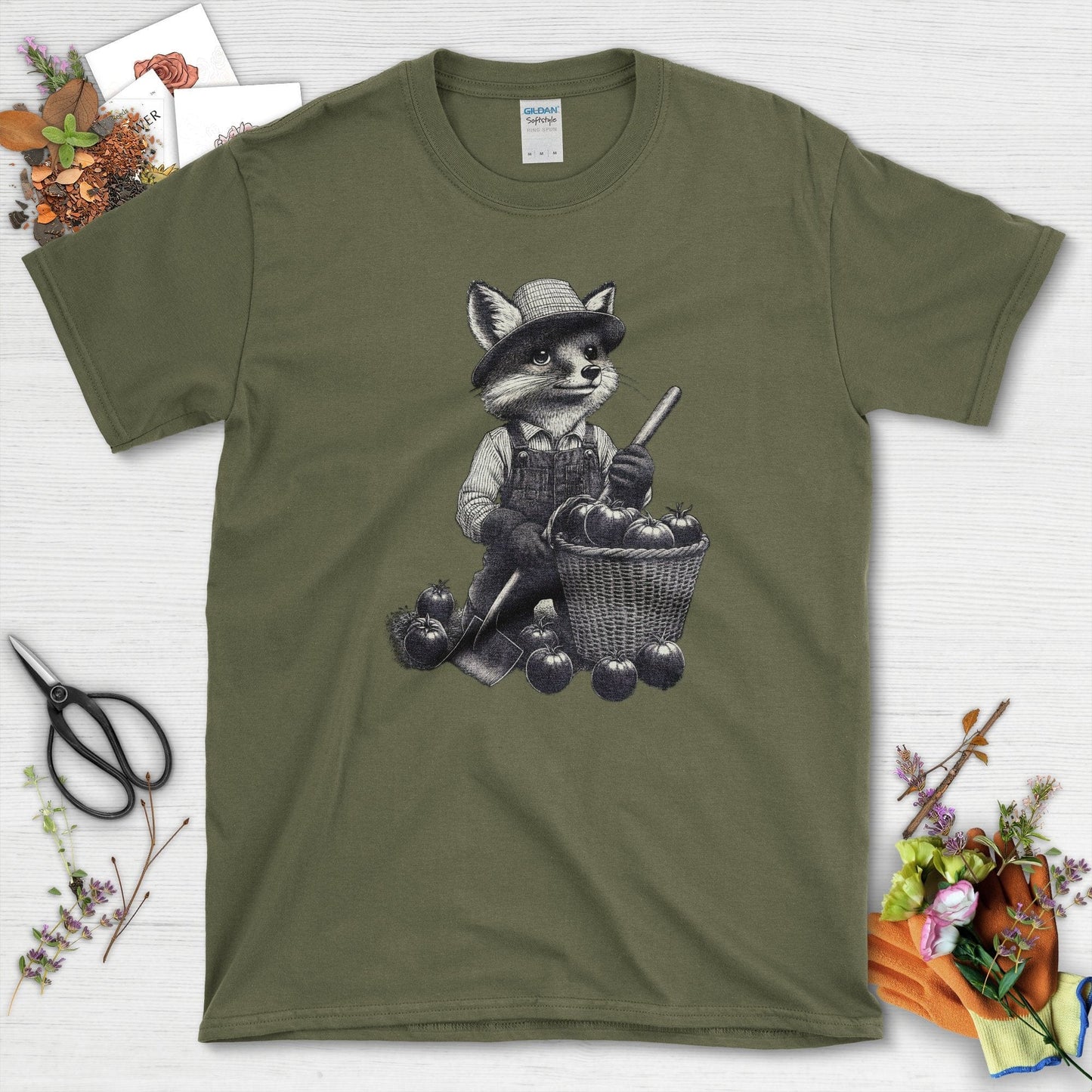 Gardening Fox Harvest T-Shirt
