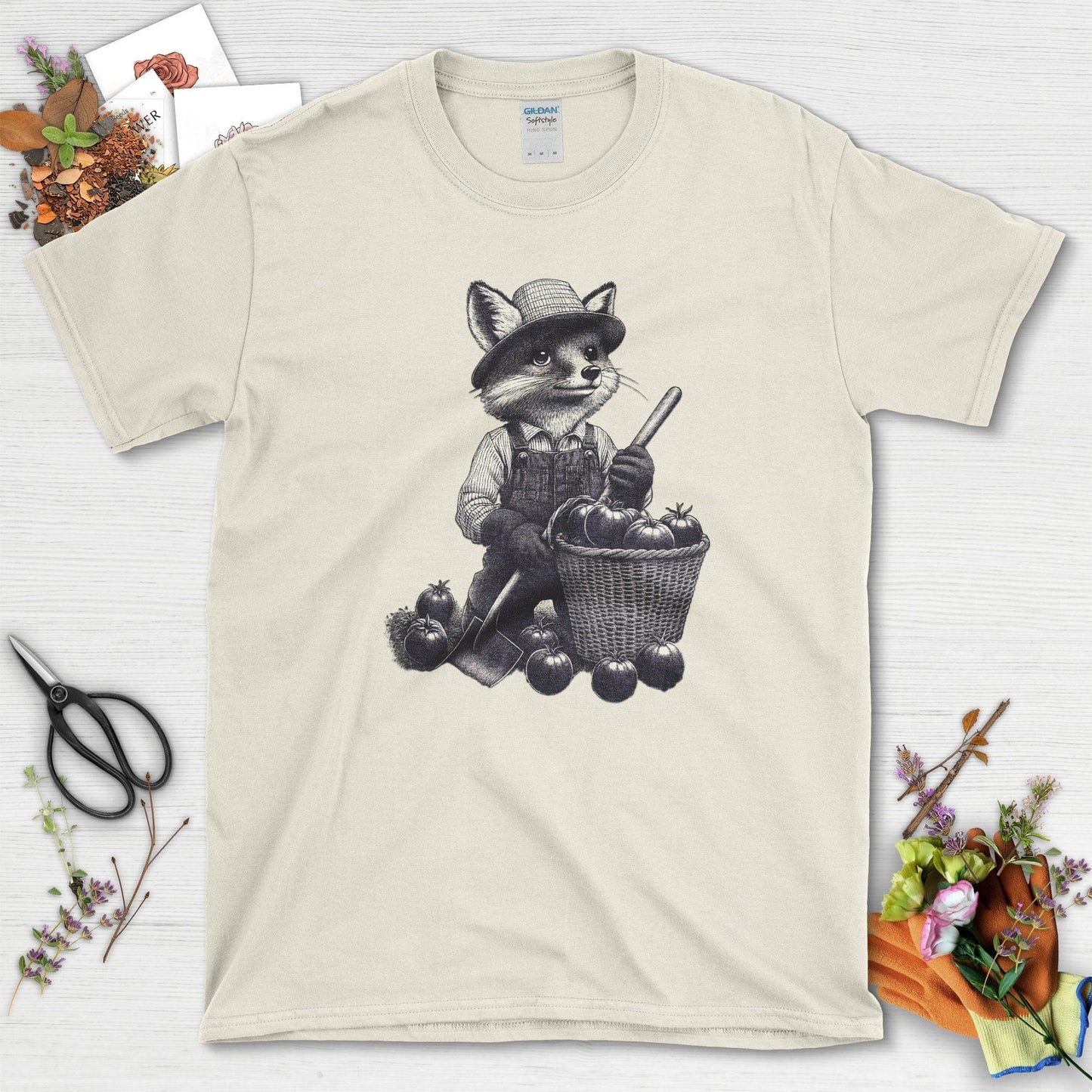 Gardening Fox Harvest T-Shirt