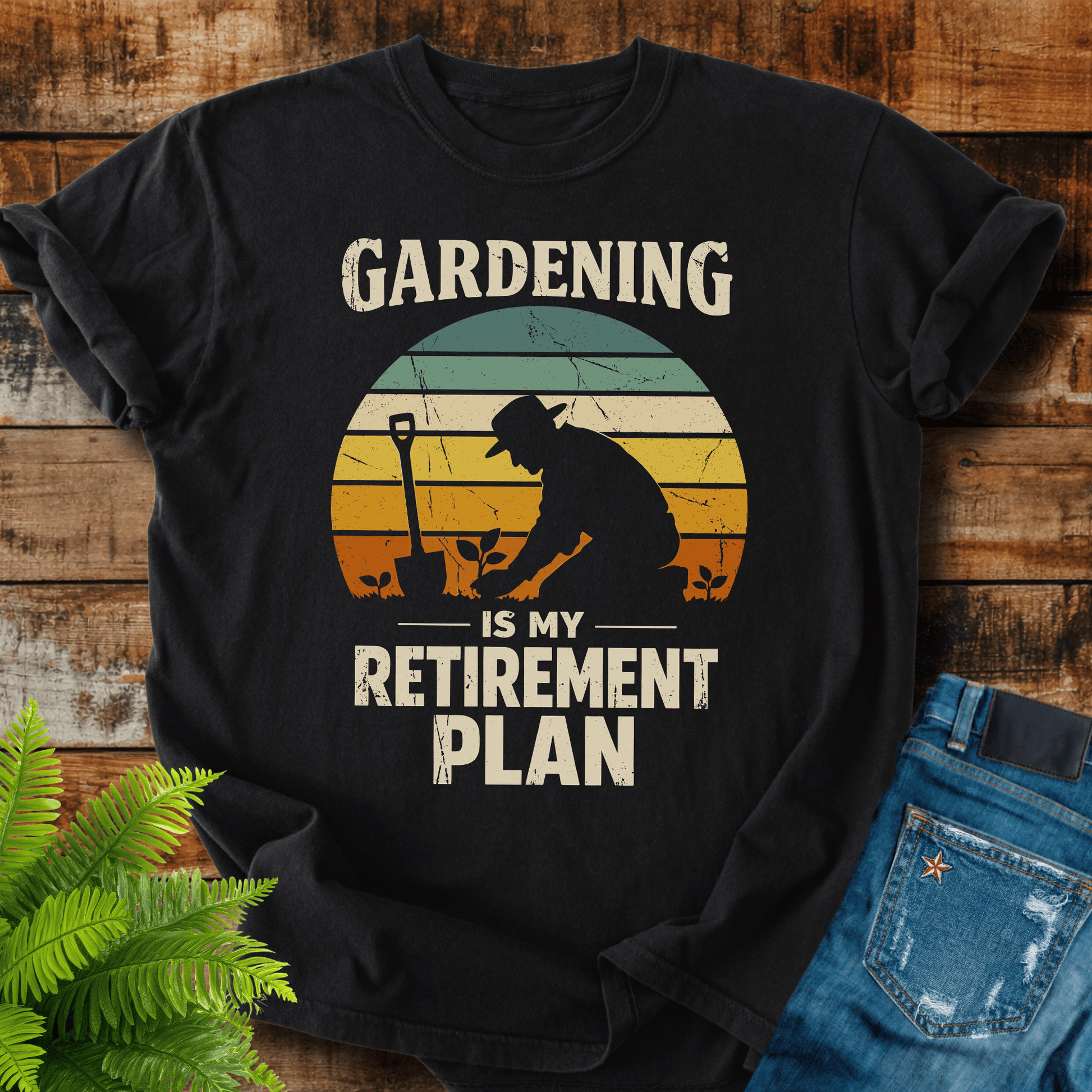 Gardening Retirement Plan T-shirt