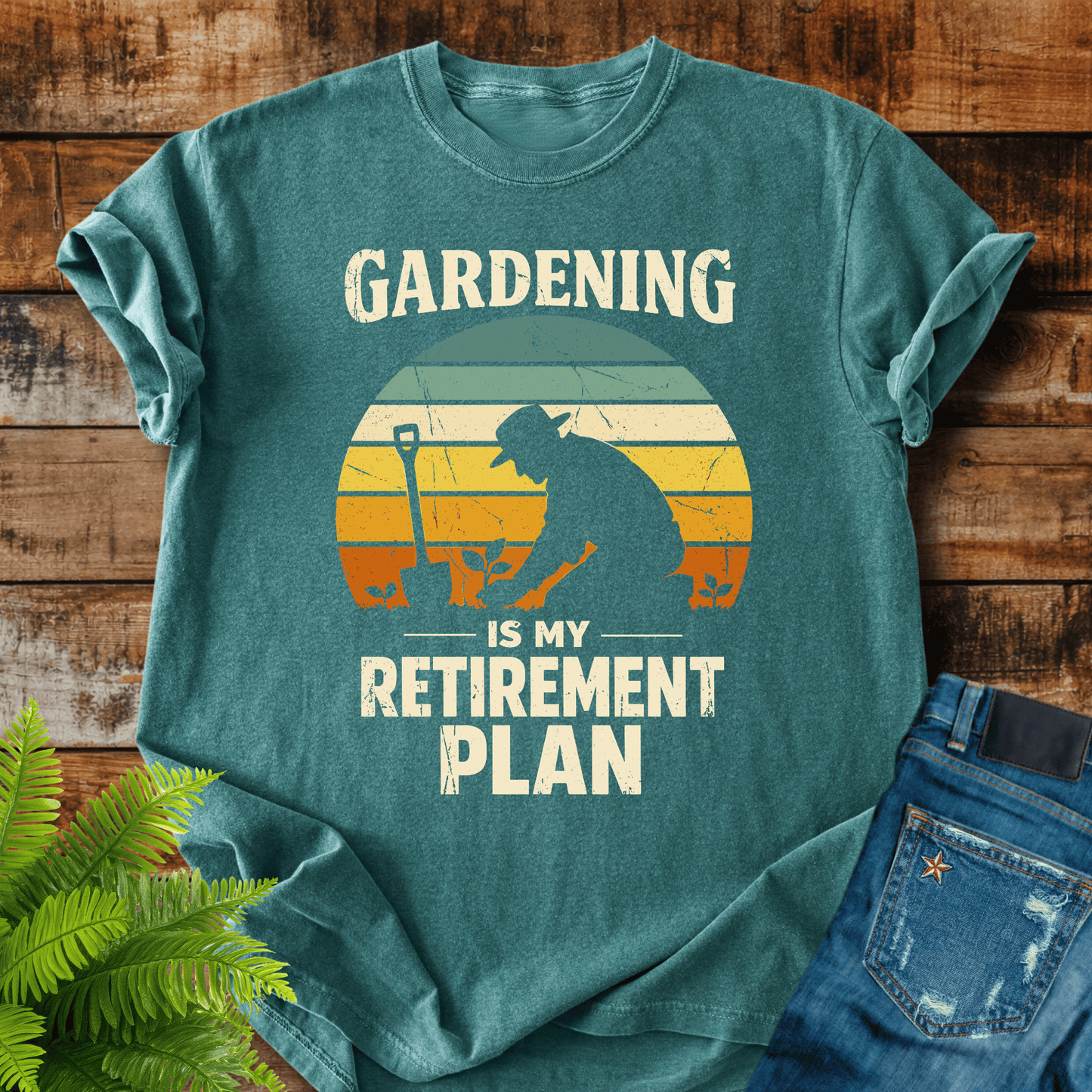 Gardening Retirement Plan T-shirt