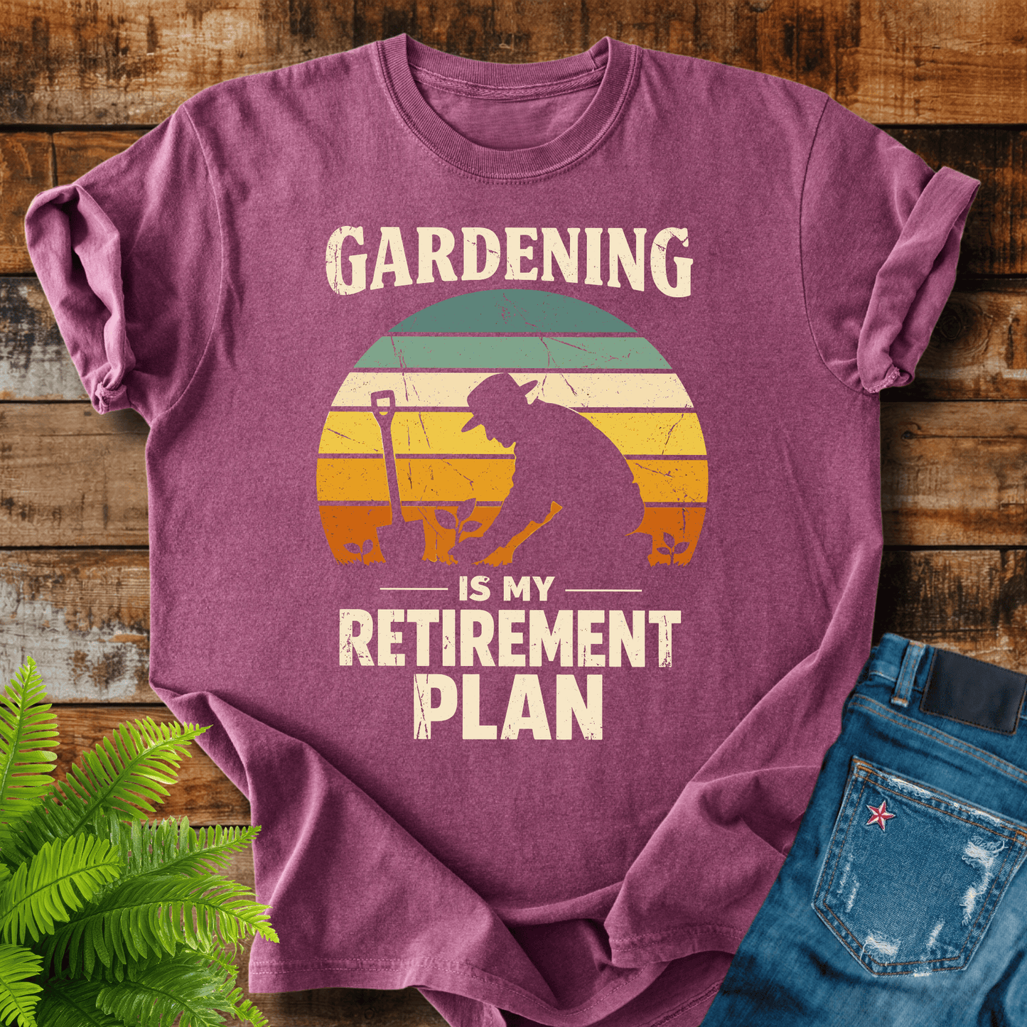 Gardening Retirement Plan T-shirt