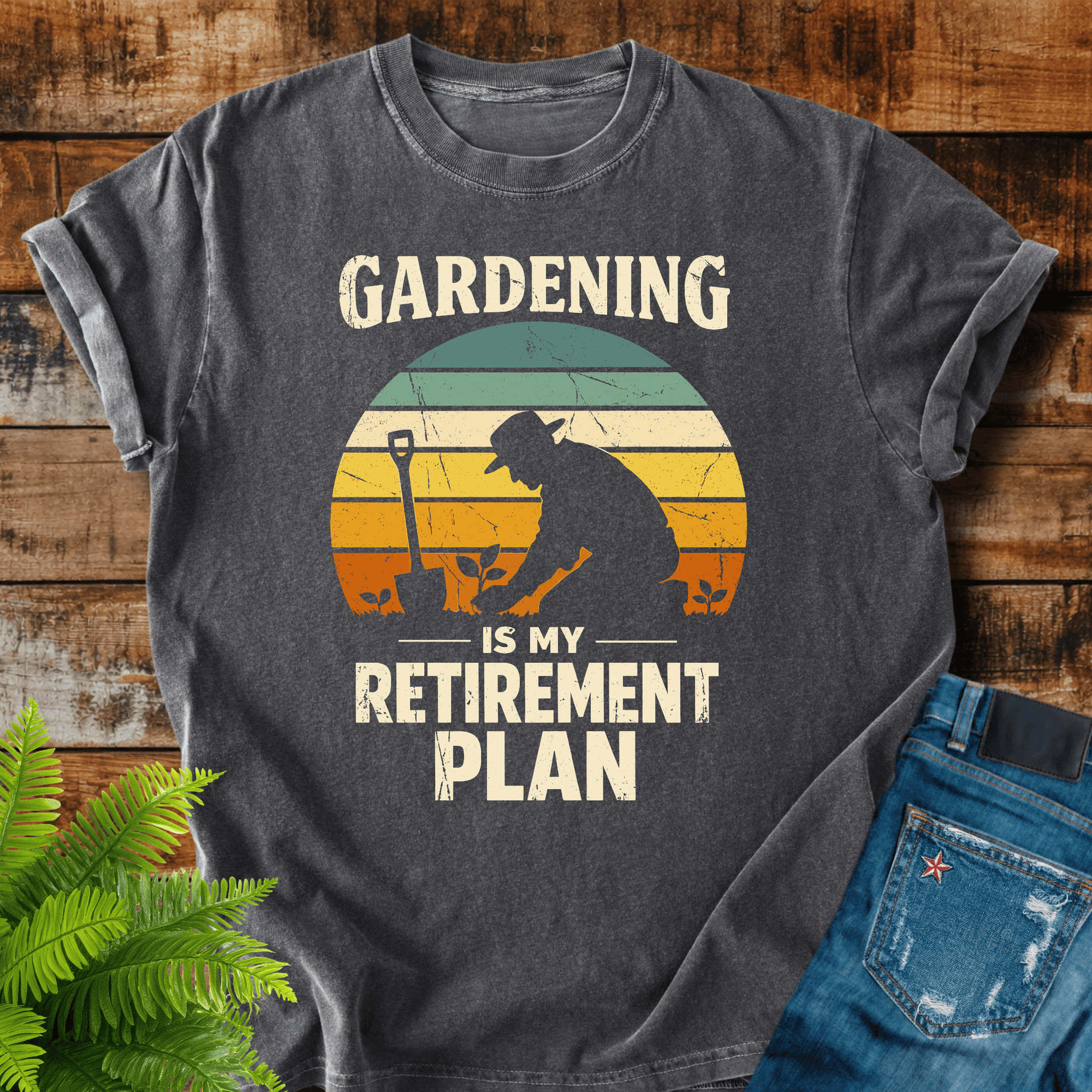 Gardening Retirement Plan T-shirt