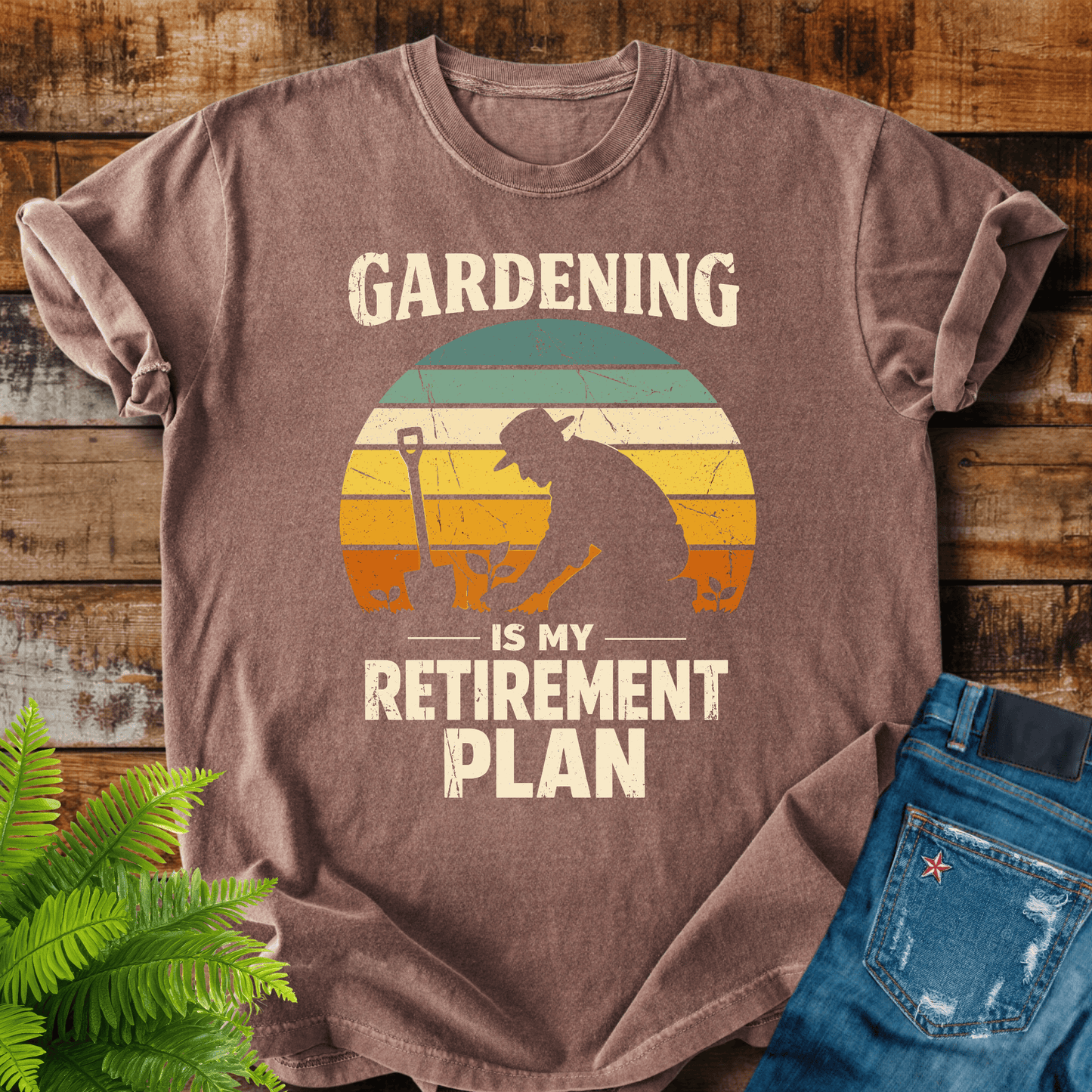 Gardening Retirement Plan T-shirt