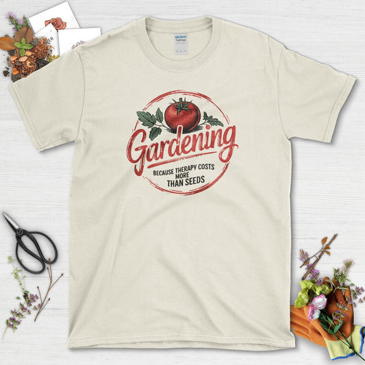 Gardening Therapy Quotes T-Shirt