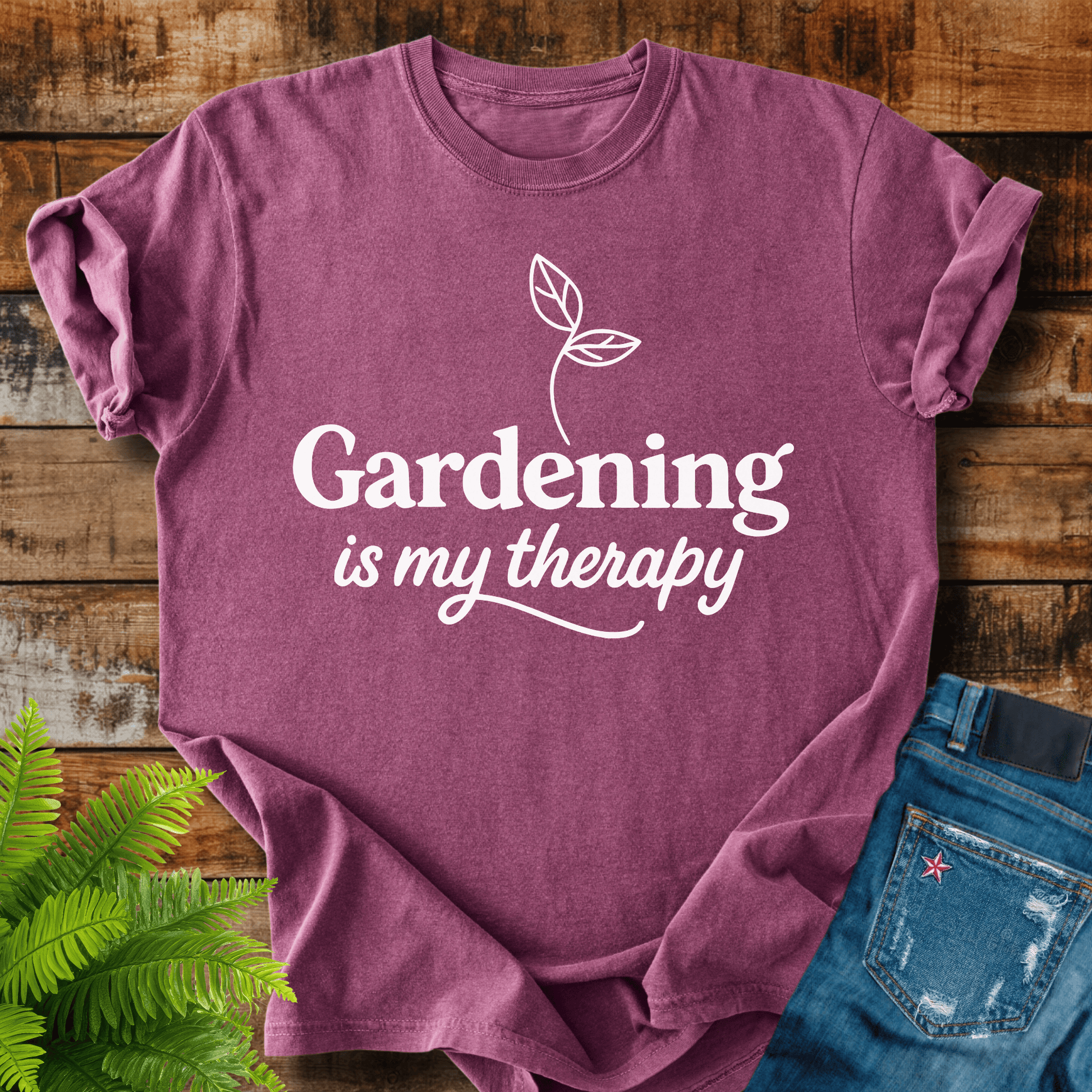 Gardening Therapy T-shirt