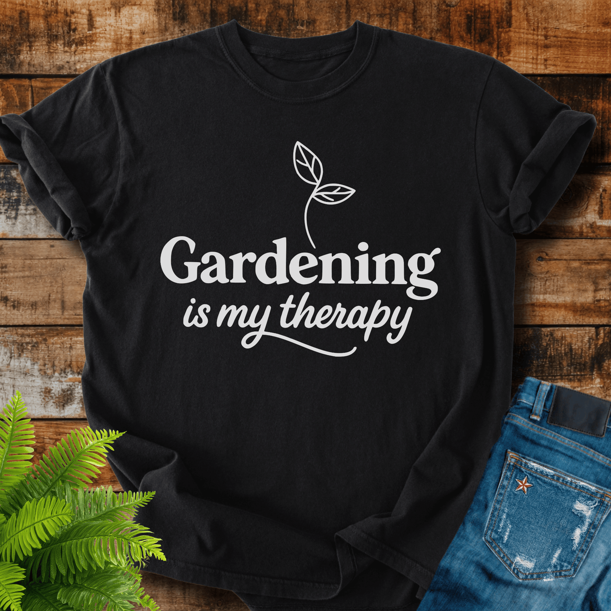 Gardening Therapy T-shirt