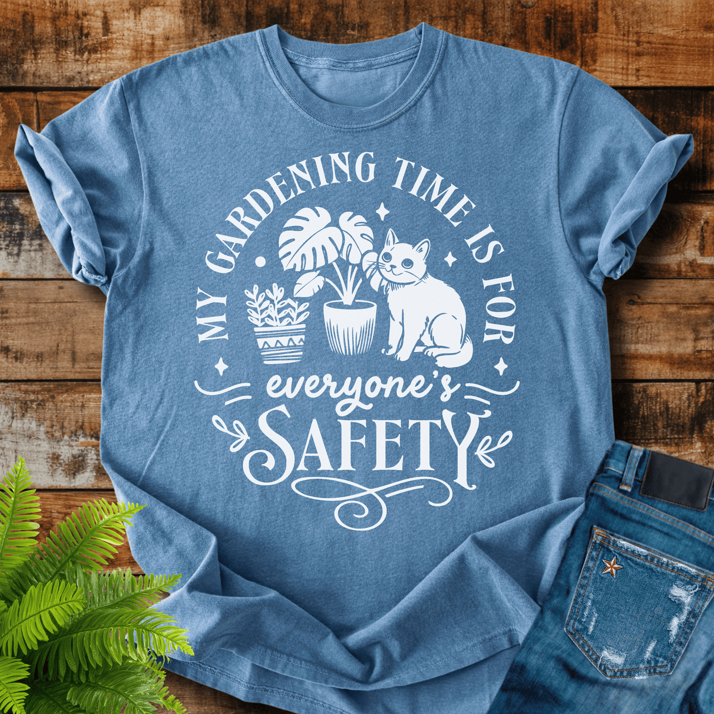 Gardening Time Safety T-shirt