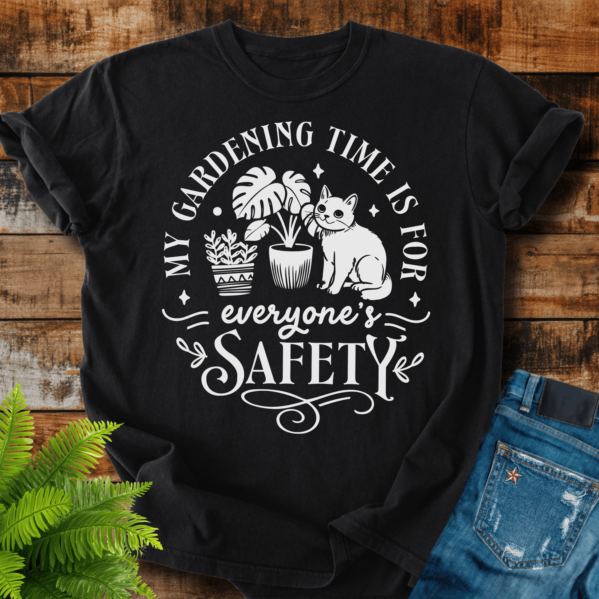 Gardening Time Safety T-shirt