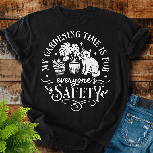 Gardening Time Safety T-shirt