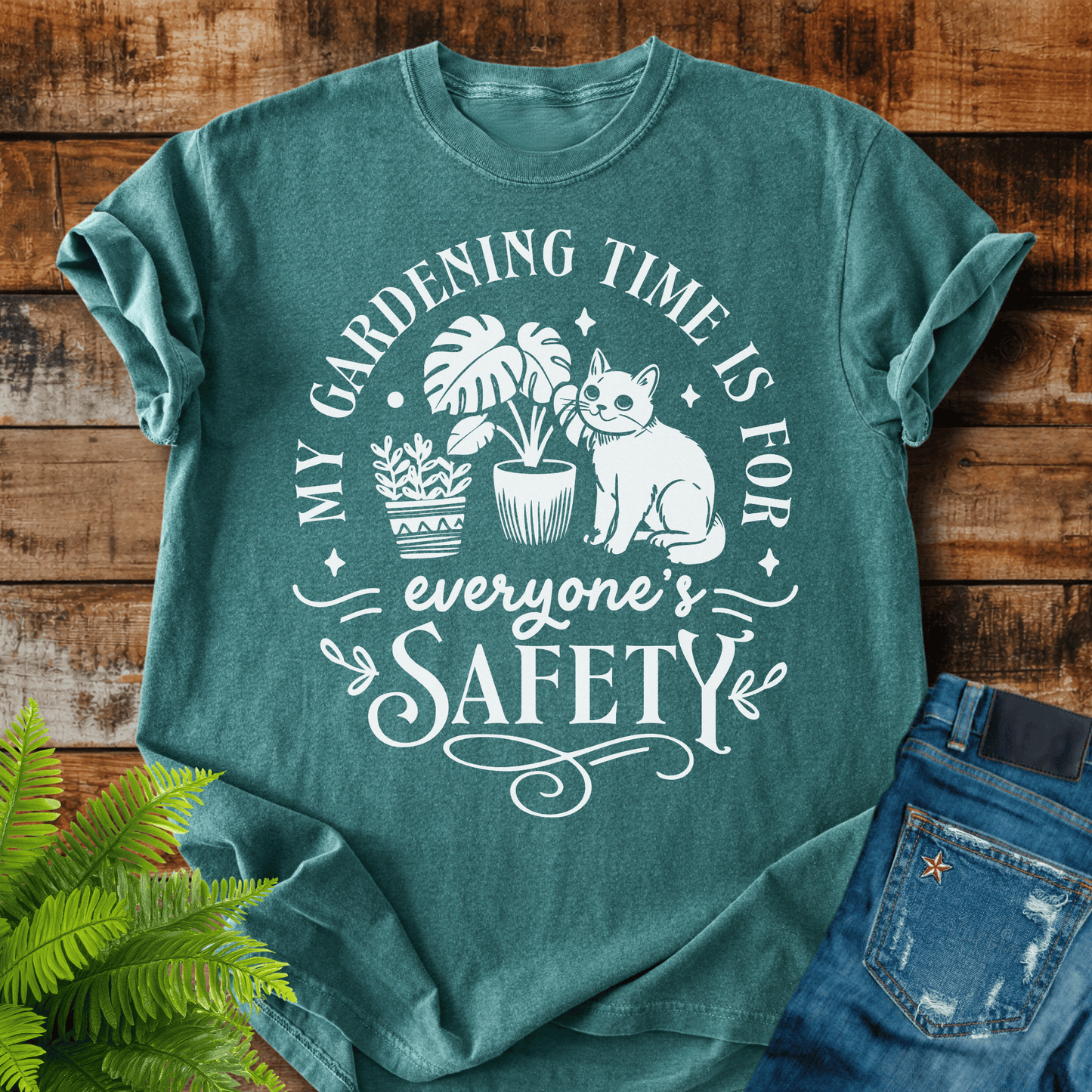 Gardening Time Safety T-shirt