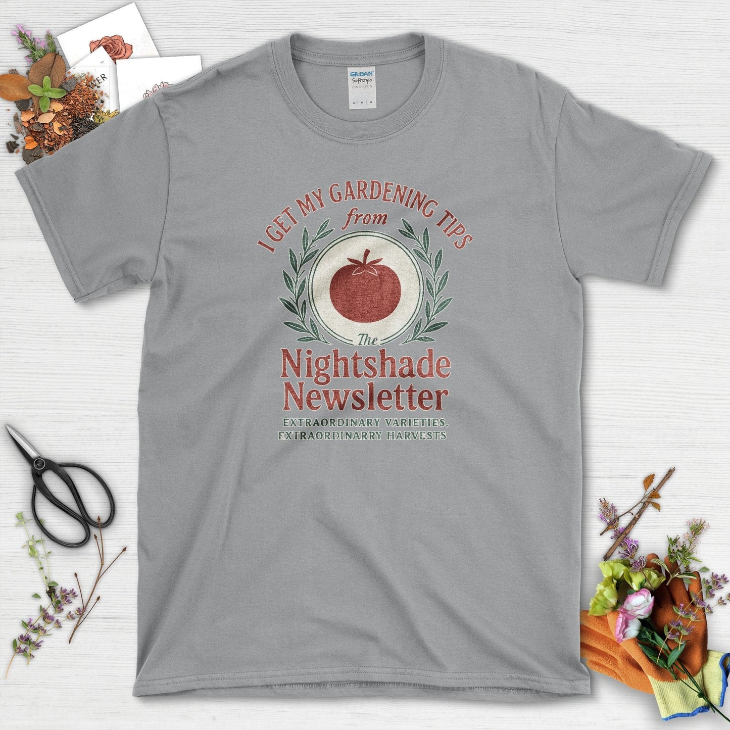 Gardening Tips Nightshade Newsletter T-Shirt