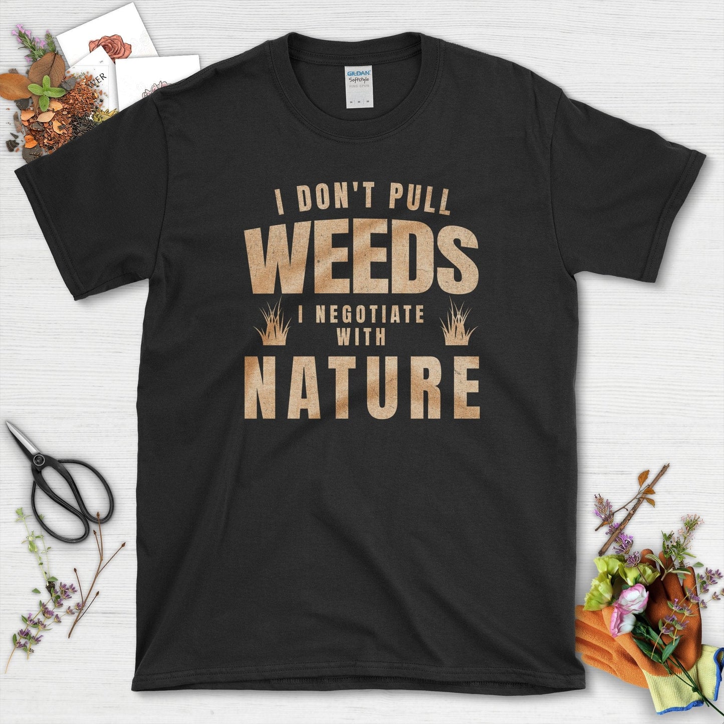 Gardening Weeds Negotiation T-Shirt