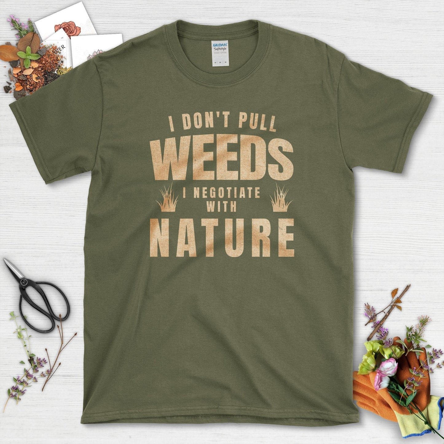 Gardening Weeds Negotiation T-Shirt