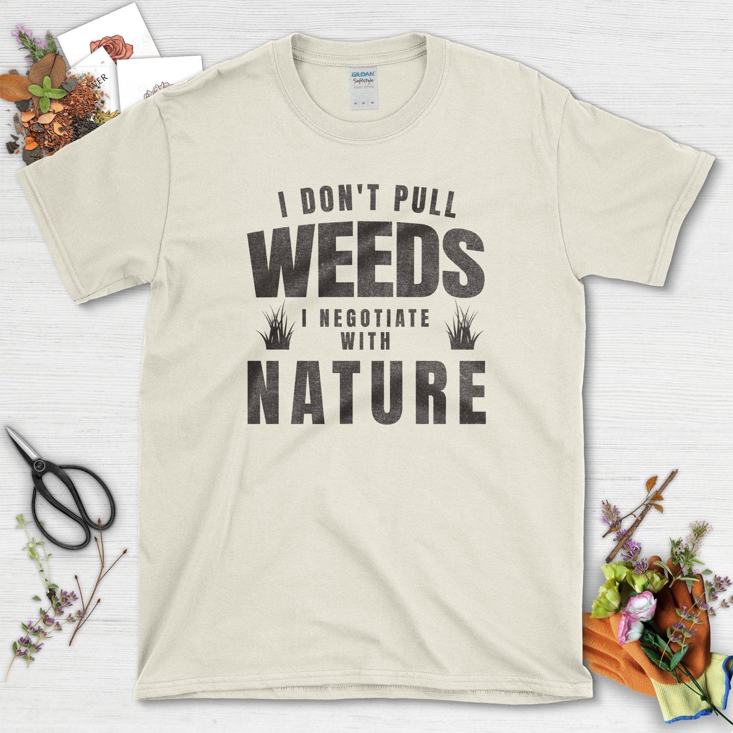 Gardening Weeds Negotiation T-Shirt