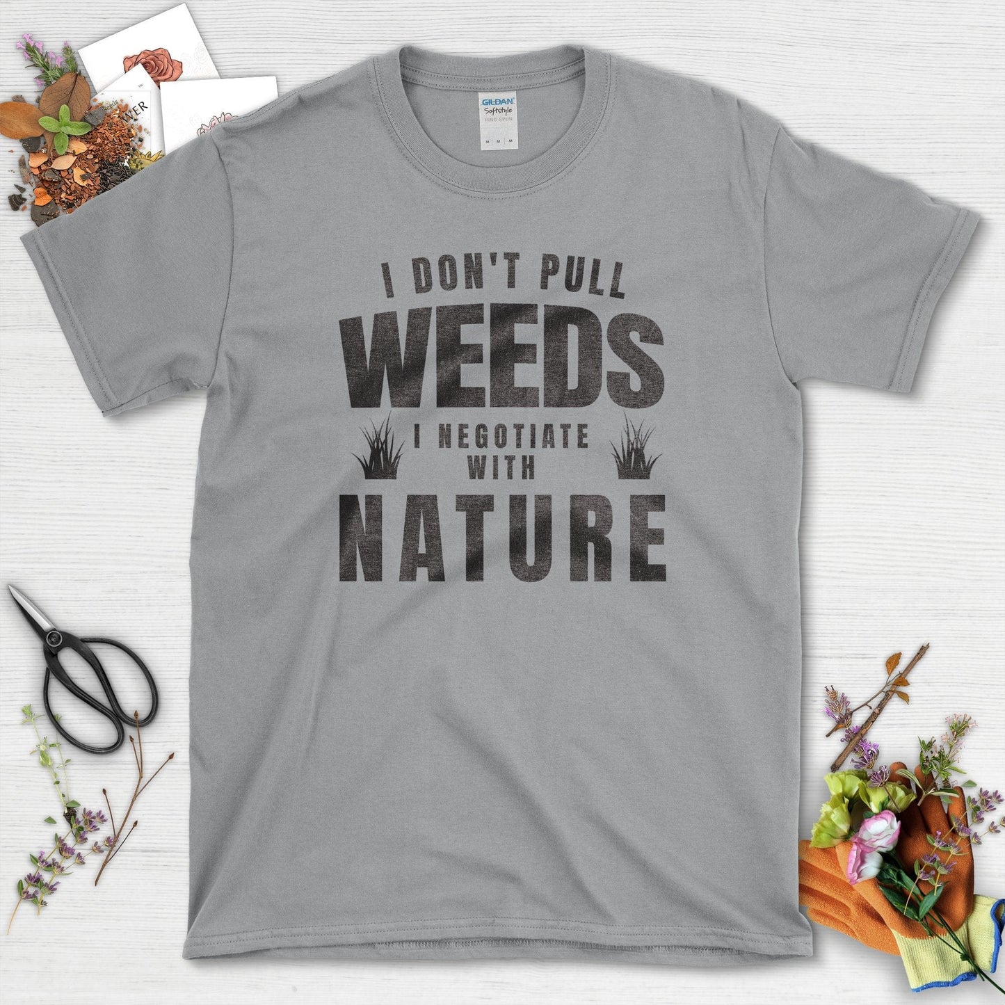 Gardening Weeds Negotiation T-Shirt