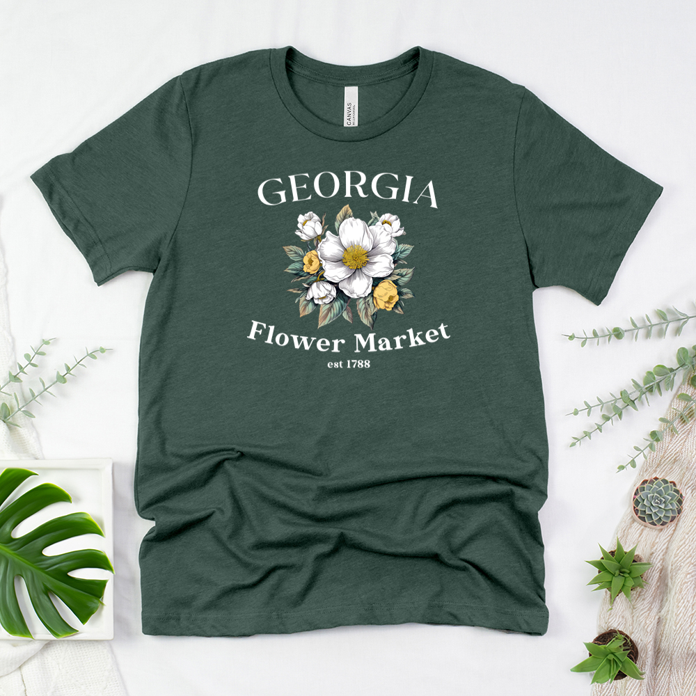 Georgia Flower Market Unisex Tee