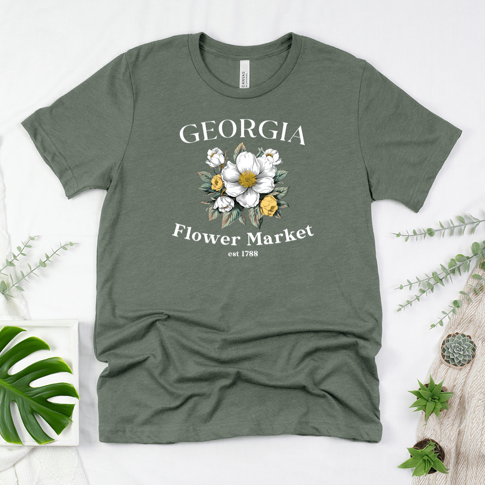 Georgia Flower Market Unisex Tee