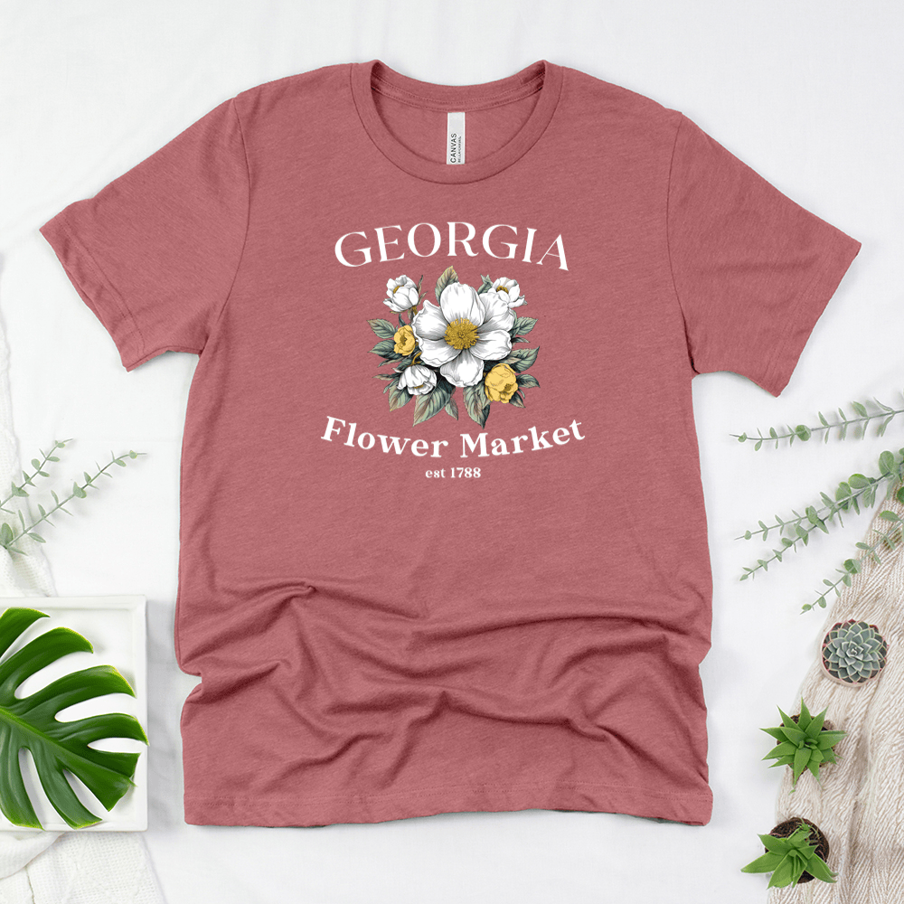 Georgia Flower Market Unisex Tee