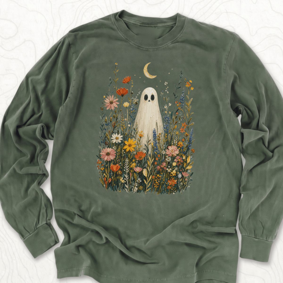 Ghost Wildflowers LS T-shirt