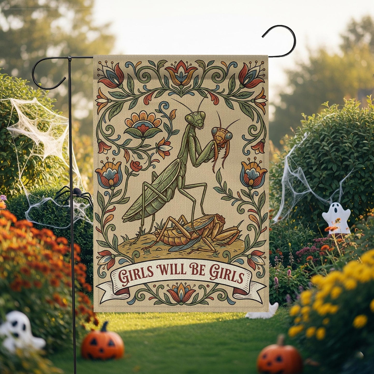 Girls Will Be Girls Garden Flag