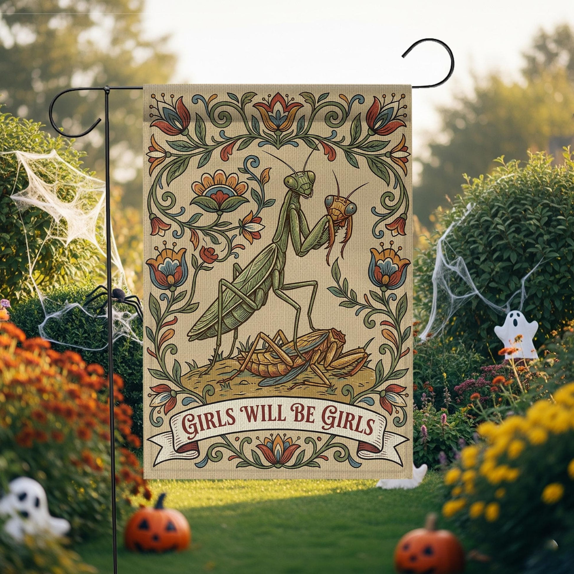 Girls Will Be Girls Garden Flag