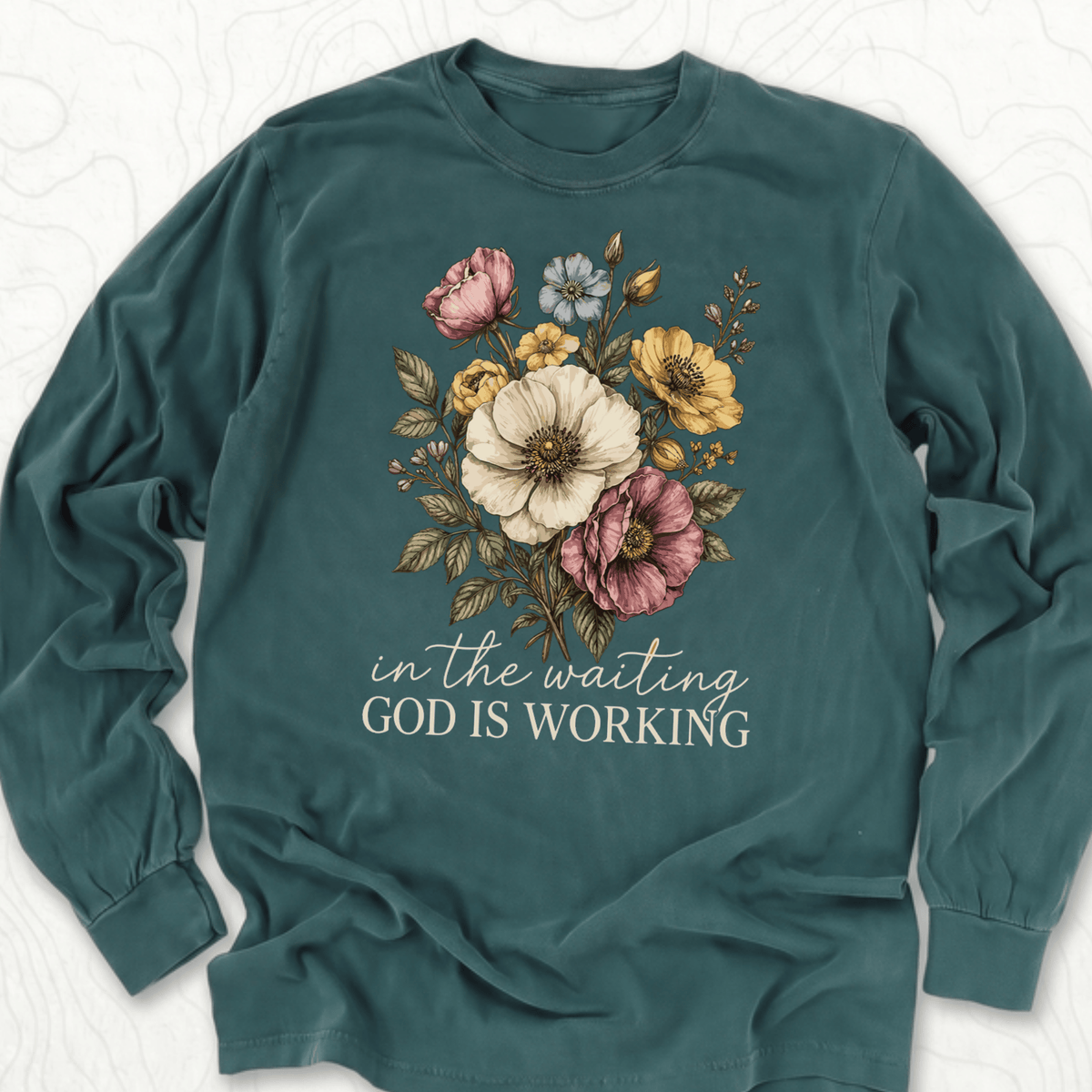 God Is Working LS T-shirt
