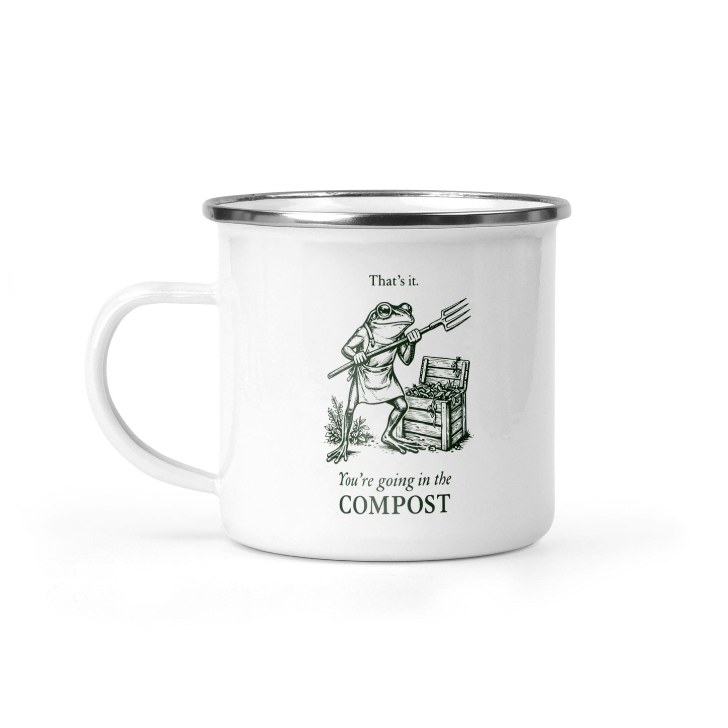 Going in the Compost Camping Mug