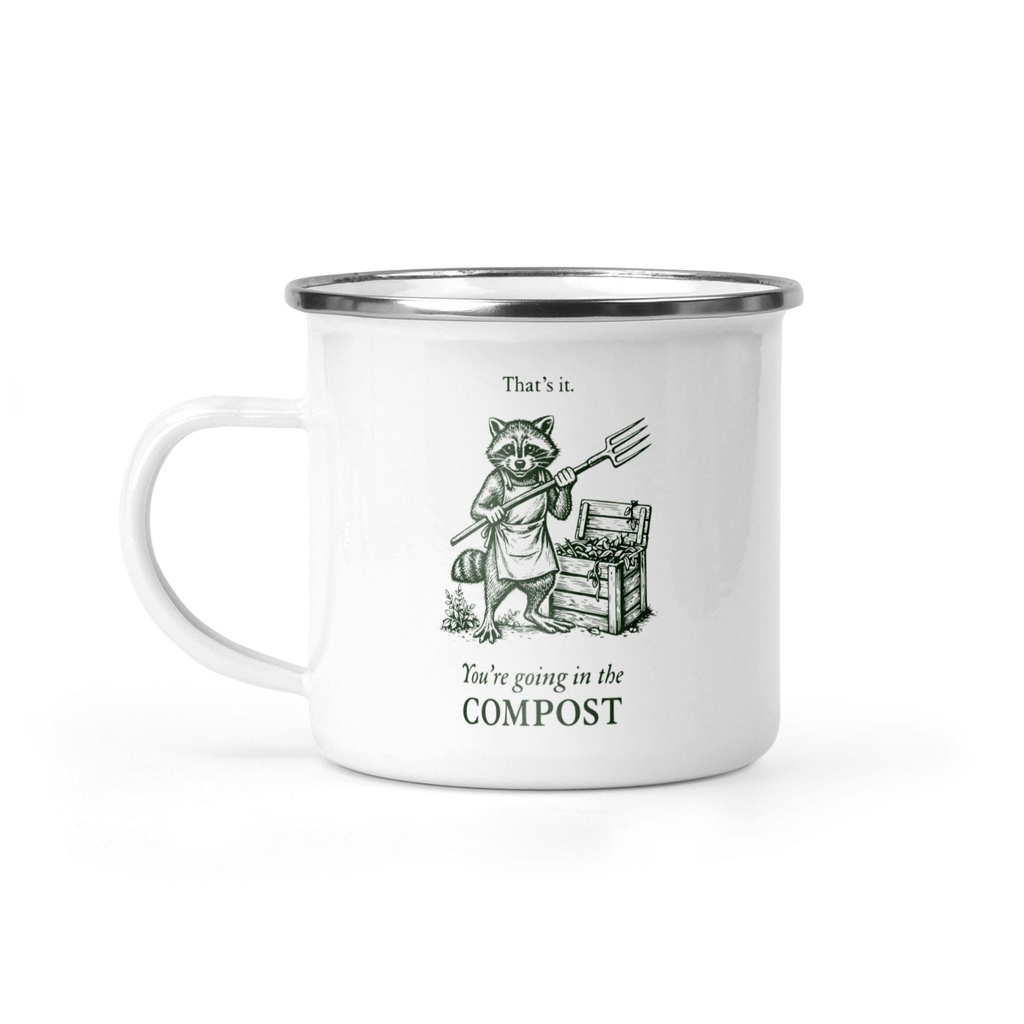 Going in the Compost Camping Mug