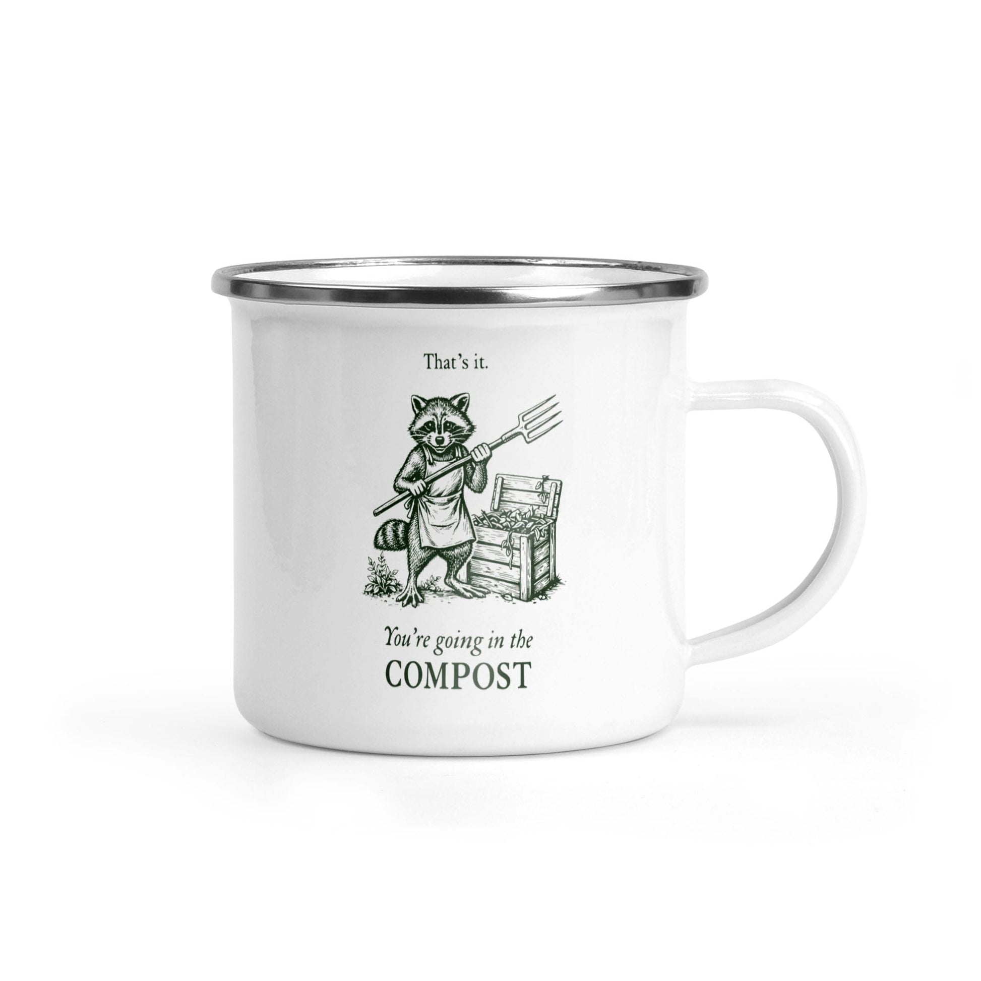 Going in the Compost Camping Mug
