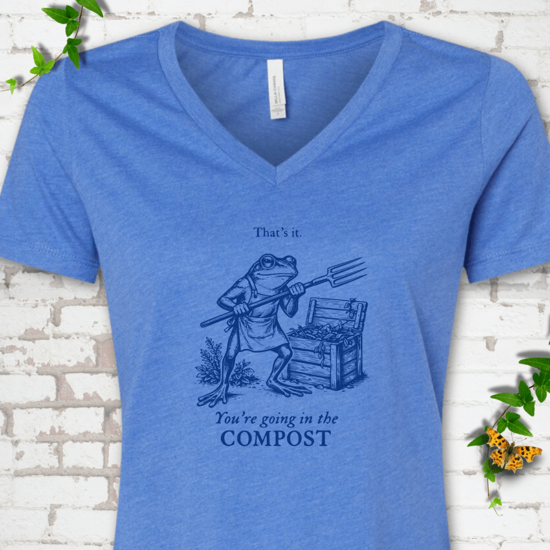 Going in the Compost V-Neck T-Shirt